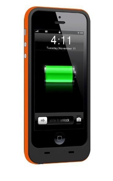 Ραδιόφωνο που φορτίζει το πακέτο δύναμης μπαταριών πίσω κάλυψης για τη Apple Iphone 5 περίπτωση μπαταριών