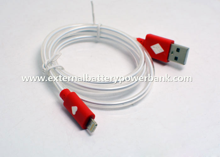 καλώδιο μεταφοράς δεδομένων 8Pin φωτίζοντας USB με το φως των κόκκινων οδηγήσεων για iPhone5/5s/6/6Plus