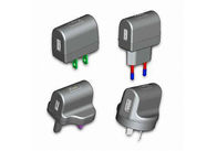 EU / ΜΑΣ / Ηνωμένο Βασίλειο / τα AU μεταλλική Plug-in 5v προσαρμογέα ενέργειας USB Universal 1α (OCP / OVP προστασίας)