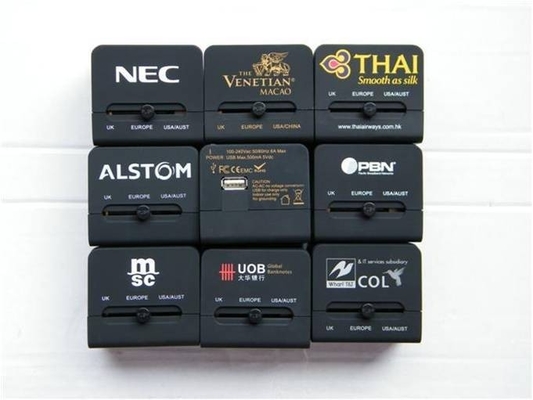 Ελαφρύς καθολικός φορτιστής ταξιδιού USB φορητός, 5V διεπαφή 1000mA/2 USB