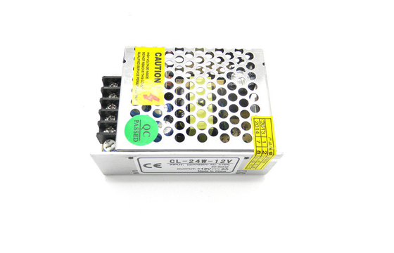 το μέταλλο 12V 2A 25W CCTV σταθερό ρεύμα παροχής ηλεκτρικού ρεύματος τάσης παραγωγής καμερών το ενιαίο