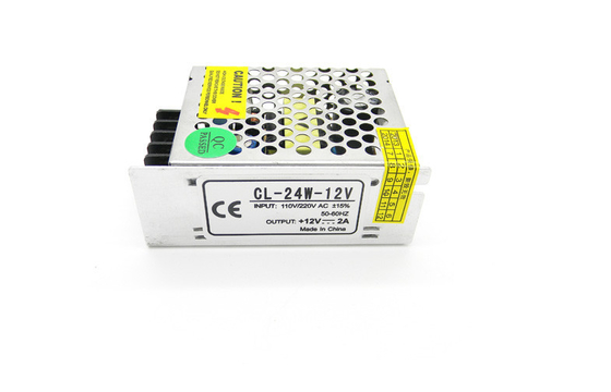 το μέταλλο 12V 2A 25W CCTV σταθερό ρεύμα παροχής ηλεκτρικού ρεύματος τάσης παραγωγής καμερών το ενιαίο
