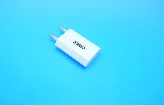 Καθολικός USB της ΕΕ φορτιστής 5V 1000mA τοίχων βουλωμάτων για IPhone 5g/5s, SCP OVP OCP