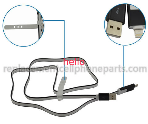 1 αρχικό καλώδιο τηλεφωνικών USB στοιχείων κυττάρων μέτρων για το iPhone 5G, 5S, iPhone 6 καλώδιο φορτιστών