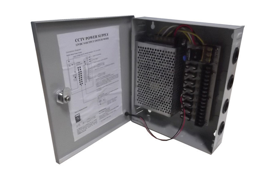 12V πλαίσιο 9 παροχής ηλεκτρικού ρεύματος CCTV 5Amps κανάλι, παροχή ηλεκτρικού ρεύματος καμερών CCTV