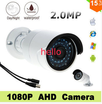 Κάμερα CCTV αισθητήρων Cmos1080P AHD της Sony IMX322, αδιάβροχη κάμερα σφαιρών ασφάλειας