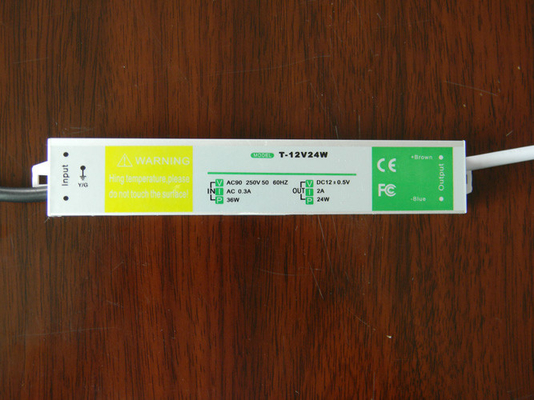 Ο αδιάβροχος οδηγός IP67 36W LVD των οδηγήσεων DC12V 3A πιστοποίησε για το φως των οδηγήσεων