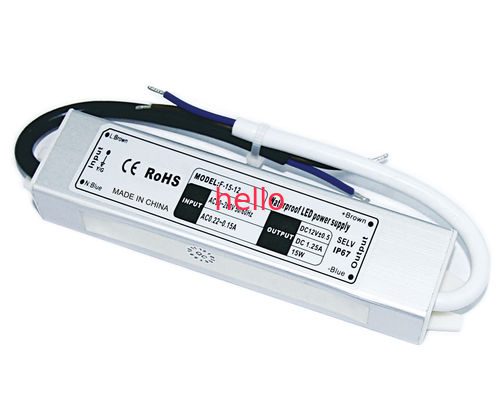 24V οδηγός EN55022 των ΣΥΝΕΧΩΝ 15W αδιάβροχων οδηγήσεων για το φως λουρίδων των εύκαμπτων οδηγήσεων