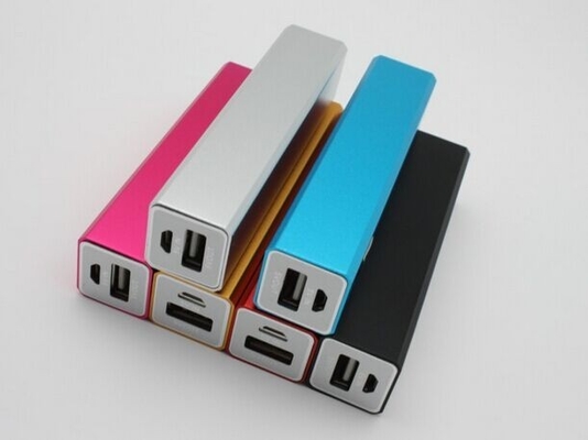 3200mAh πορφυρό φορητό USB ορθογωνίων πακέτο δύναμης μορφής για το σημειωματάριο