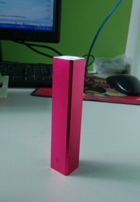3200mAh πορφυρό φορητό USB ορθογωνίων πακέτο δύναμης μορφής για το σημειωματάριο