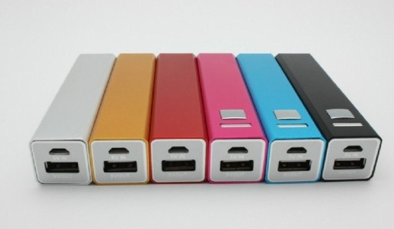 3200mAh πορφυρό φορητό USB ορθογωνίων πακέτο δύναμης μορφής για το σημειωματάριο