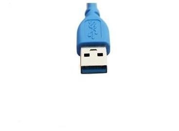 Γεια-ταχύτητα μπλε USB 3.0 Α σε ένα καλώδιο μεταφοράς δεδομένων καλωδίων USB