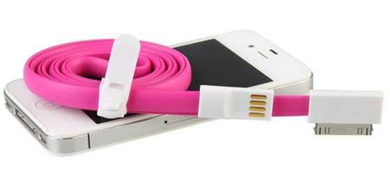 iPhone 4/4S μαγνητική 30 καρφίτσα καλωδίων φορτιστών USB 1.2m μακρύ καλώδιο μεταφοράς