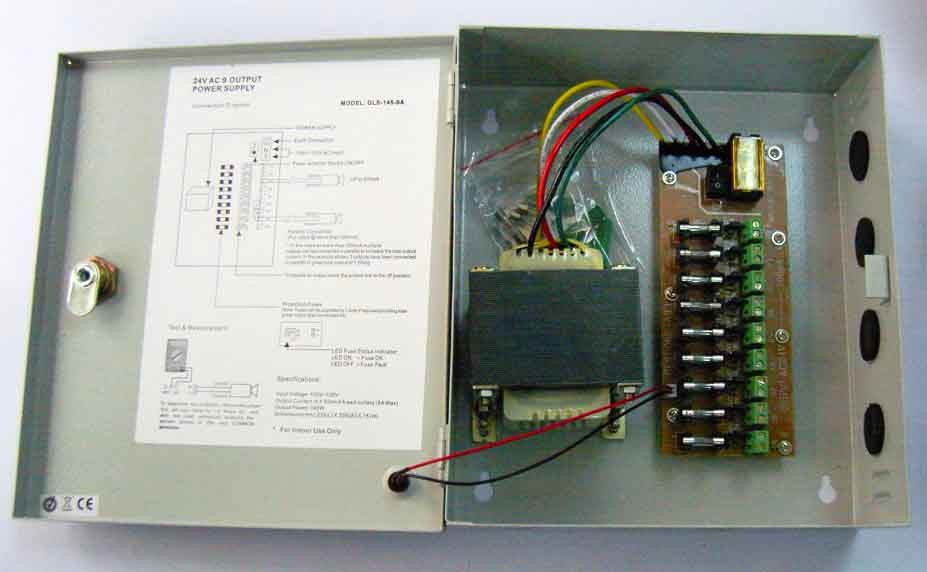 12V 10A 9CH 120W ptc παροχή ηλεκτρικού ρεύματος διακοπτών καμερών CCTV παροχής ηλεκτρικού ρεύματος CCTV θρυαλλίδων