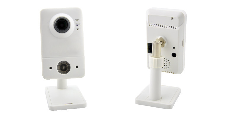 Άσπρη κάμερα CCTV δικτύων IP/ευφυής κύβος Διαδικτύου 1.3MP HD