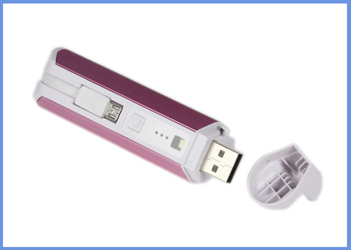 Μίνι φορητό USB δύναμης καλώδιο μικροϋπολογιστών USB πακέτων 2200mah ενσωματωμένο, μπαταρία 18650